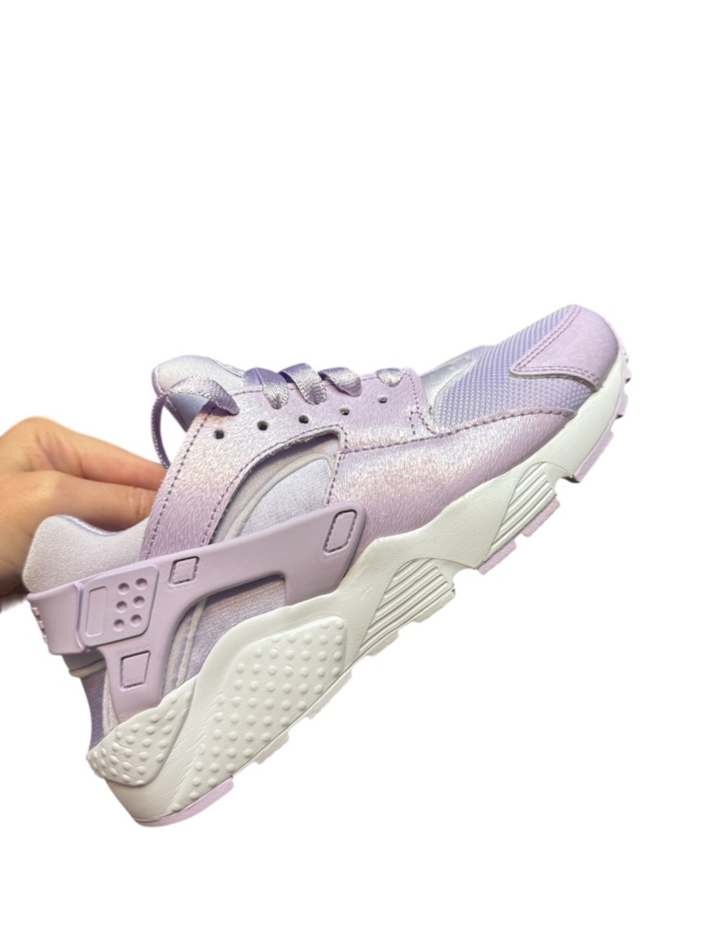 Nike Huarache run color purple big kids 6